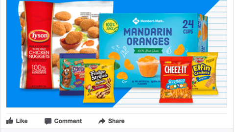 Sam's Club 'Heading Back to Class' Facebook Update